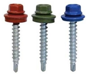 SCREW SDM HEX BARE C4 12-14 X 20 SHALE GREY